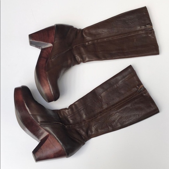 Caleen Cordero Brown Clog Boots EUC sz 10 - Picture 7 of 8